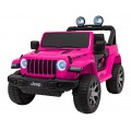 Pojazd Jeep Wrangler Rubicon Różowy