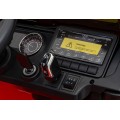 Jeep Wrangler Rubicon na akumulator dla dzieci Czerwony + Pilot + Radio MP3 LED + Koła EVA
