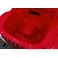 Jeep Wrangler Rubicon na akumulator dla dzieci Czerwony + Pilot + Radio MP3 LED + Koła EVA