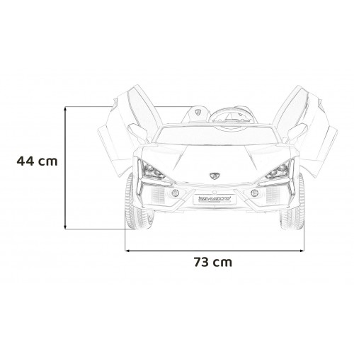 Pojazd Lamborghini Revuelto XL STRONG Czerwony