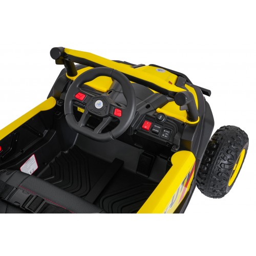 Pojazd Buggy Madman UTV-MX Żółty