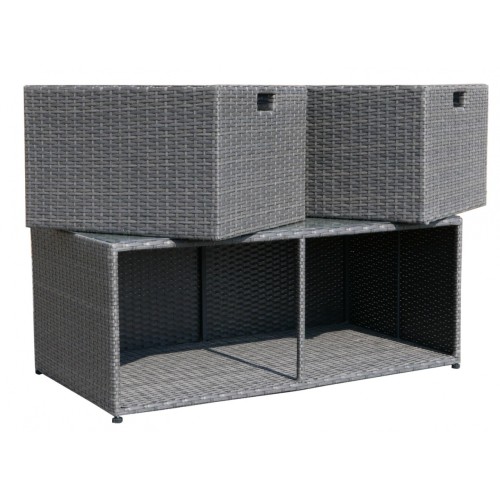 Set of Garden Furniture Technorattan With Drawers