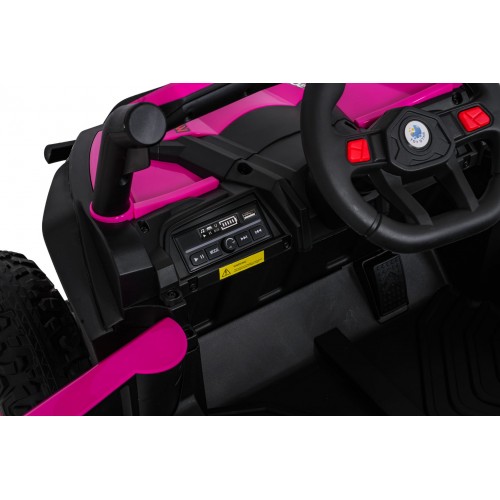 Pojazd Buggy Madman UTV-MX Różowy