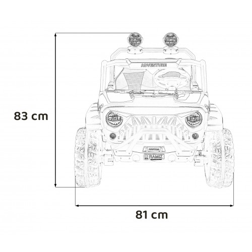 Pojazd Terenowy PASSION 4x4 Różowy