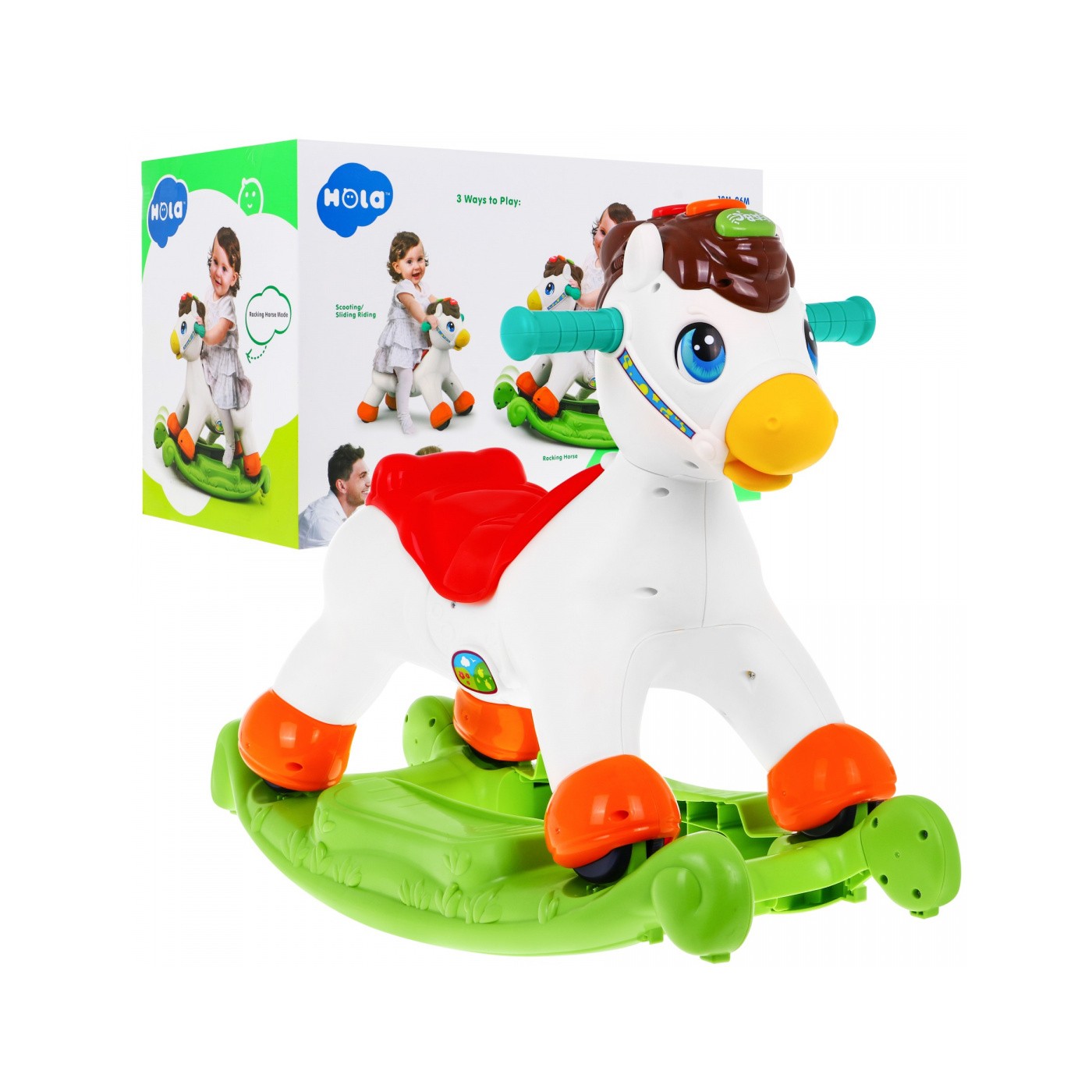 Rocking Horse-Ride on 2 in 1