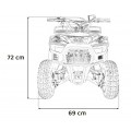 Pojazd Quad Spalinowy 49CC SIRIUS Czarny