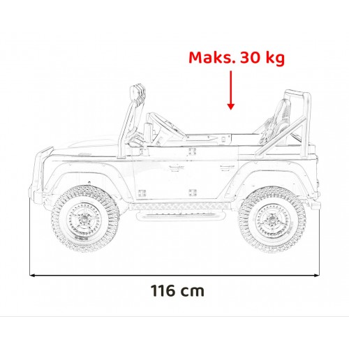 Pojazd Land Rover Defender 110 SVX Concept Zielony