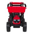 Pojazd MEGA Traktor D68 Z Przyczepką Czerwony
