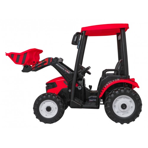 Pojazd MEGA Traktor D68 Z Przyczepką Czerwony