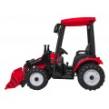 Pojazd MEGA Traktor D68 Z Przyczepką Czerwony