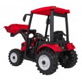 Pojazd MEGA Traktor D68 Z Przyczepką Czerwony