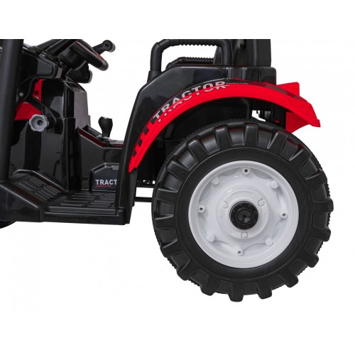 Pojazd MEGA Traktor D68 Z Przyczepką Czerwony