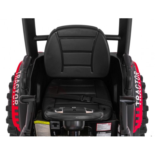 Pojazd MEGA Traktor D68 Z Przyczepką Czerwony