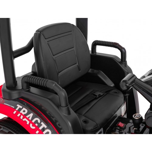 Pojazd MEGA Traktor D68 Z Przyczepką Czerwony