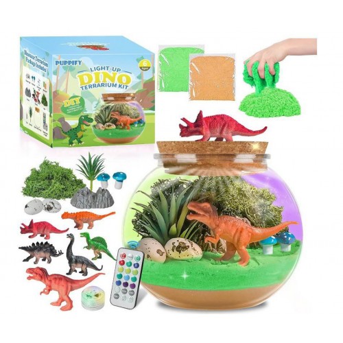 Zasilana Świecąca Kula Świat Dinozaurów