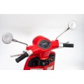 Pojazd Skuter Vespa ROMA Czerwony