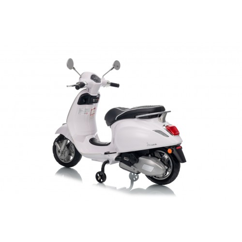 Pojazd Skuter Vespa ROMA Biały motorek dla dziecka