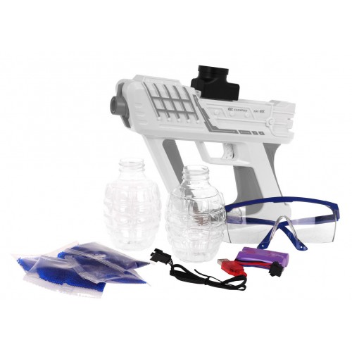 Pistolet GEL BLASTER Szary + Akcesoria
