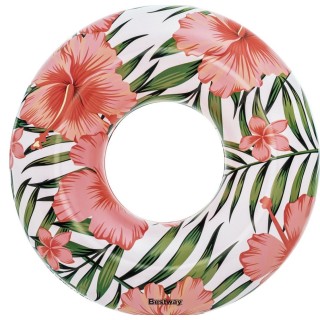 Dmuchane Kółko Tropical do pływania dla dzieci 12+ Biały BESTWAY 119cm