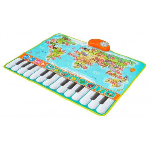 Mata Muzyczna Keyboard Świat Zwierząt