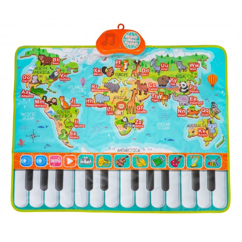 Mata Muzyczna Keyboard Świat Zwierząt