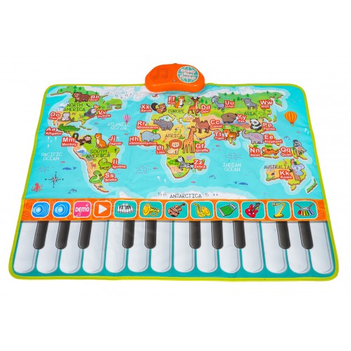 Mata Muzyczna Keyboard Świat Zwierząt