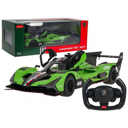 Autko R/C 1:14 Lamborghini SC63 Zielony RASTAR