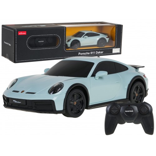 Autko R/C 1:24 Porsche 911 Dakar Miętowy RASTAR
