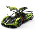 Autko 1:8 Pagani Huayra BC Klocki Zielony RASTAR