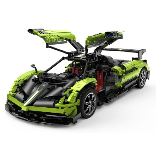 Autko 1:8 Pagani Huayra BC Klocki Zielony RASTAR