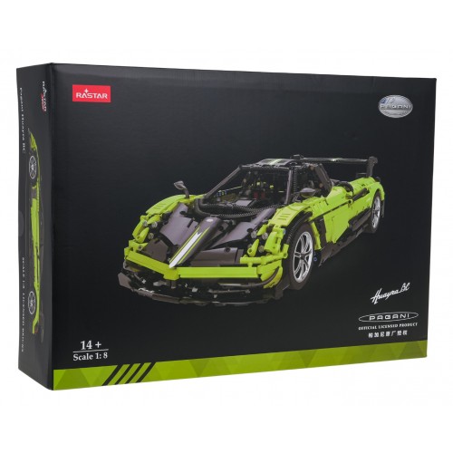 Autko 1:8 Pagani Huayra BC Klocki Zielony RASTAR