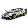 Autko 1:28 Pagani Zonda R Klocki Biały RASTAR
