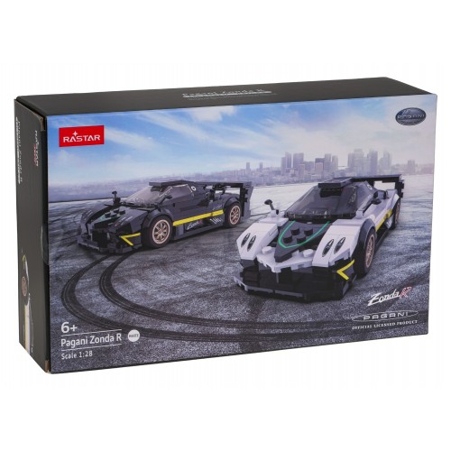 Autko 1:28 Pagani Zonda R Klocki Biały RASTAR
