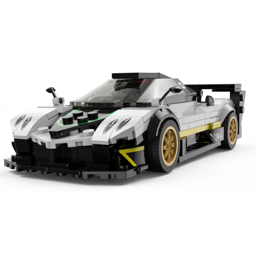 Autko 1:28 Pagani Zonda R Klocki Biały RASTAR
