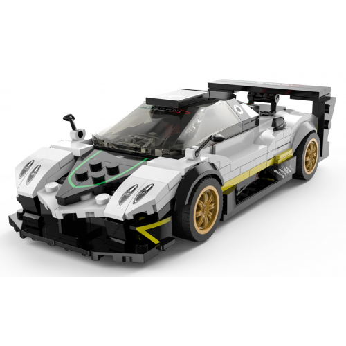 Autko 1:28 Pagani Zonda R Klocki Biały RASTAR