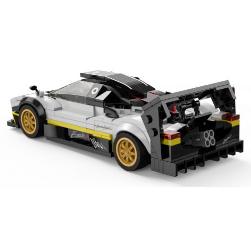 Autko 1:28 Pagani Zonda R Klocki Biały RASTAR