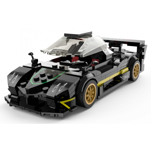 Autko 1:28 Pagani Zonda R Klocki Czarny RASTAR
