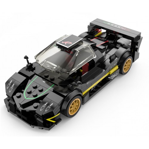 Autko 1:28 Pagani Zonda R Klocki Czarny RASTAR