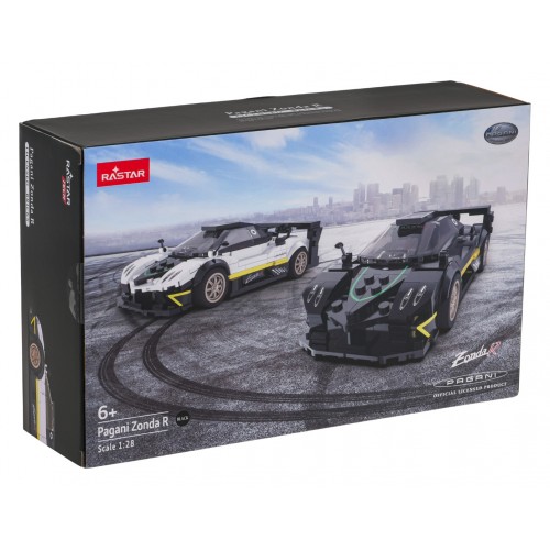 Autko 1:28 Pagani Zonda R Klocki Czarny RASTAR