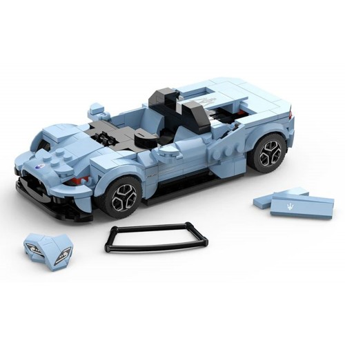 Autko 1:30 Maserati MC20 Klocki Niebieski RASTAR