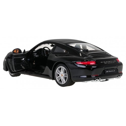 Autko Metalowe 1:24 Porsche 911 Czarne RASTAR