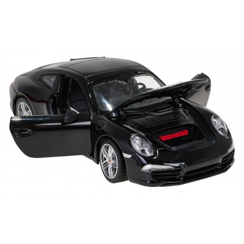 Autko Metalowe 1:24 Porsche 911 Czarne RASTAR