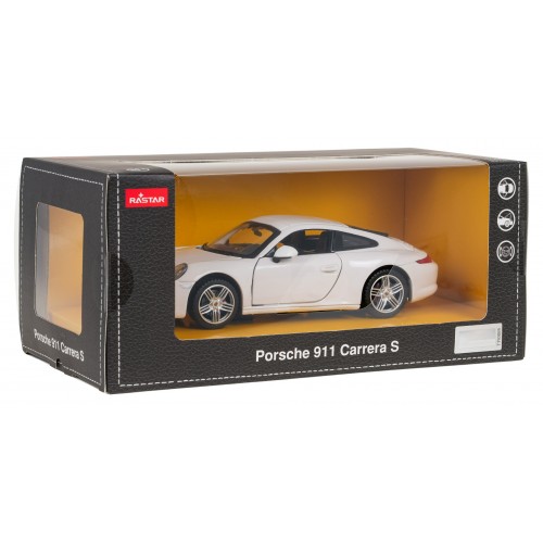 Autko Metalowe 1:24 Porsche 911 Biały RASTAR