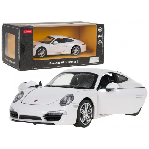 Autko Metalowe 1:24 Porsche 911 Biały RASTAR