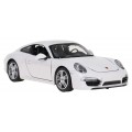 Autko Metalowe 1:24 Porsche 911 Biały RASTAR