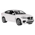 Autko Metalowe 1:24 BMW X6M Białe RASTAR