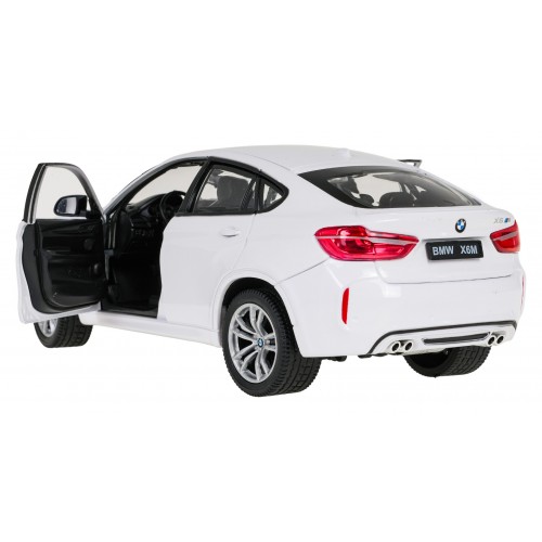 Autko Metalowe 1:24 BMW X6M Białe RASTAR