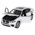 Autko Metalowe 1:24 BMW X6M Białe RASTAR