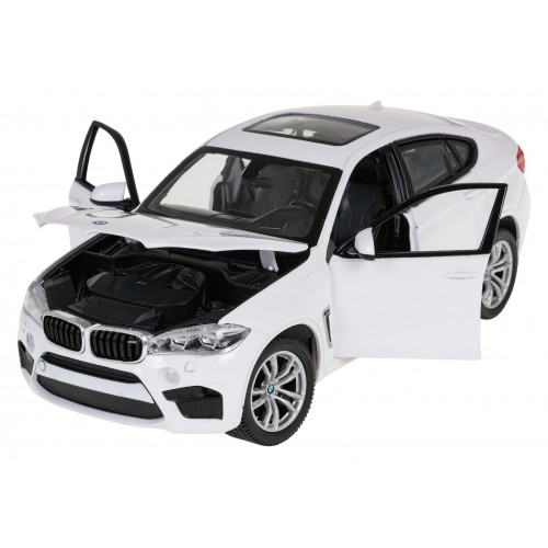 Autko Metalowe 1:24 BMW X6M Białe RASTAR