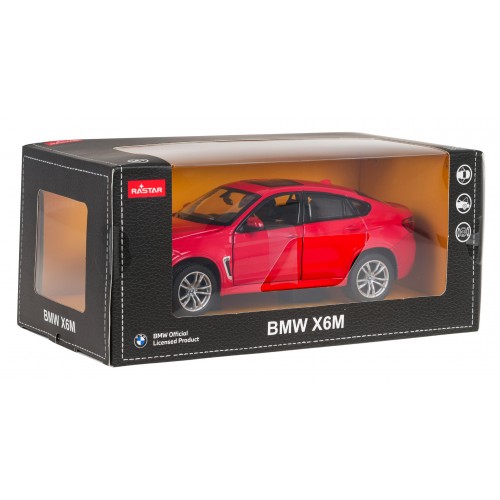 Autko Metalowe 1:24 BMW X6M Czerwone RASTAR